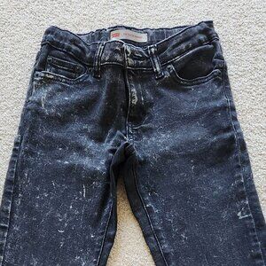 👖 Levi’s Girls 710 Super Skinny Jeans – Black Acid Wash